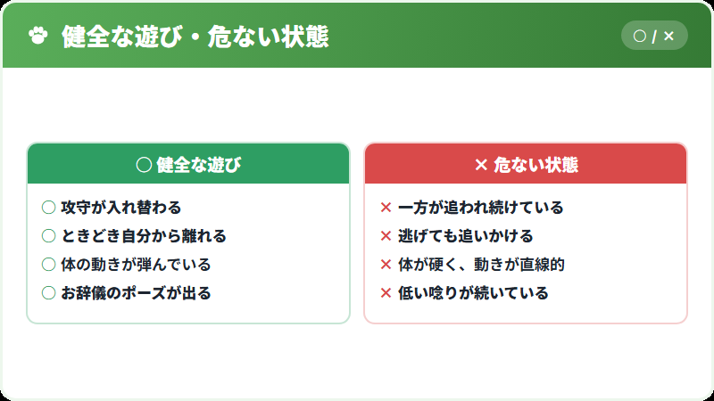 健全な遊びと危ない遊びの違い