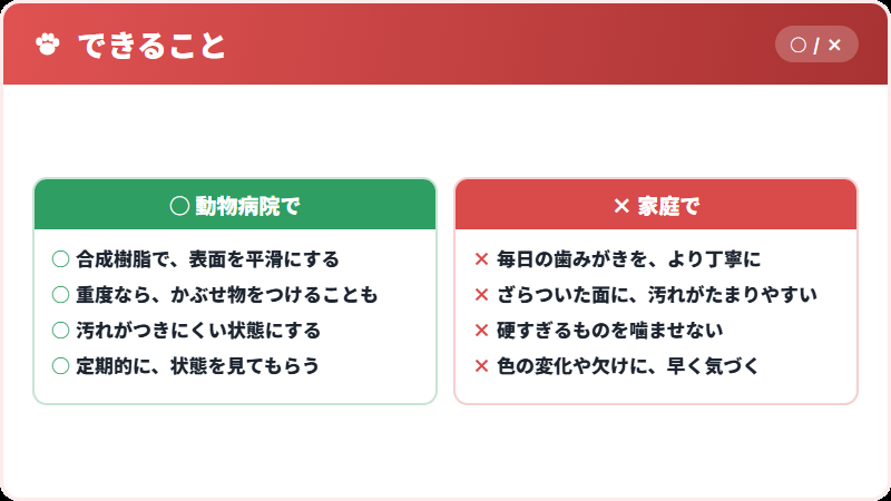 治療と、毎日のケア