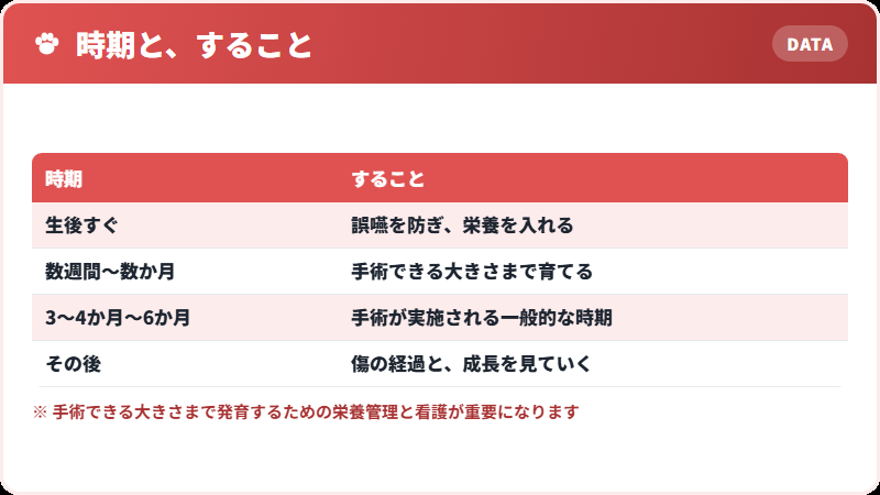 時期の考え方