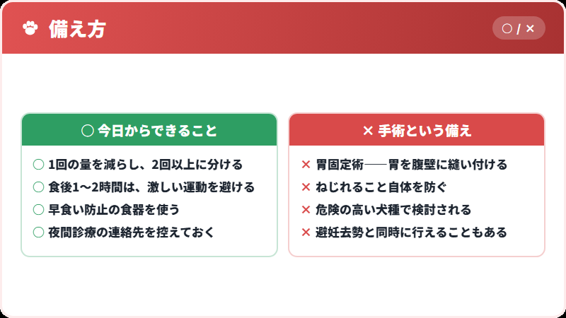 予防できることと、できないこと