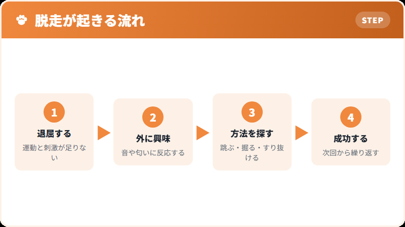 なぜ脱走するのか