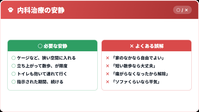 安静とは何をすることか