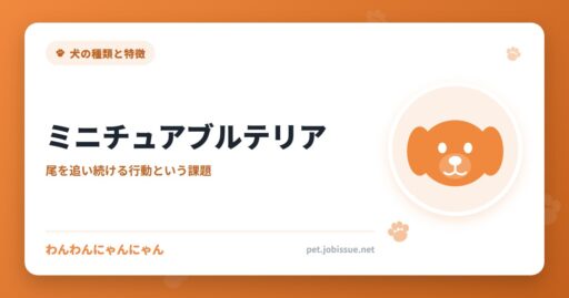 ミニチュアブルテリア