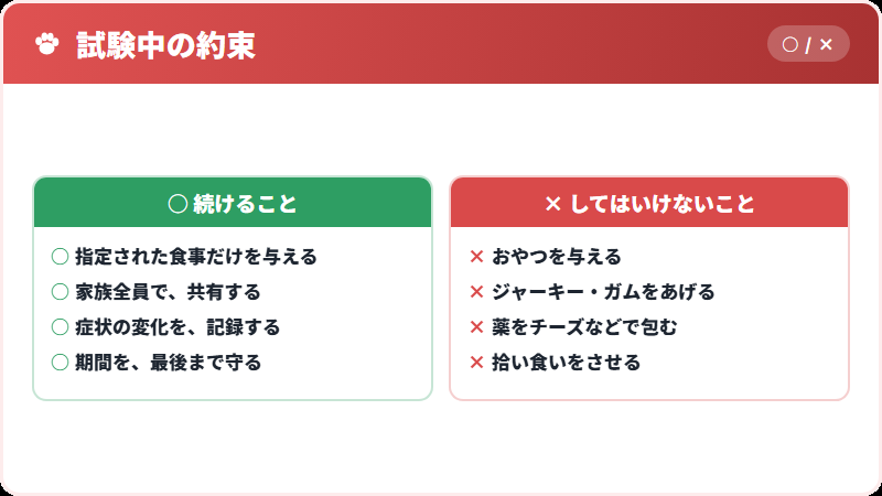 やってはいけないこと