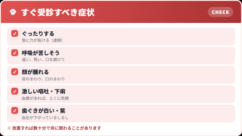 危険なサイン