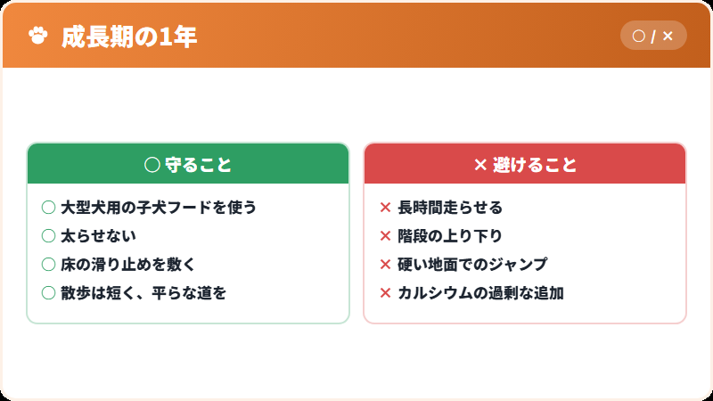 成長期に守りたいこと