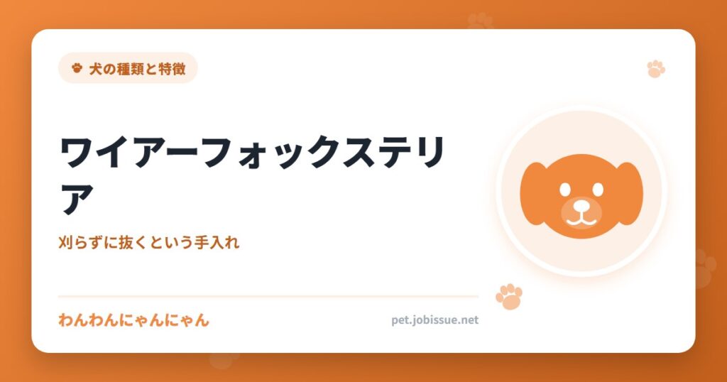 ワイアーフォックステリア