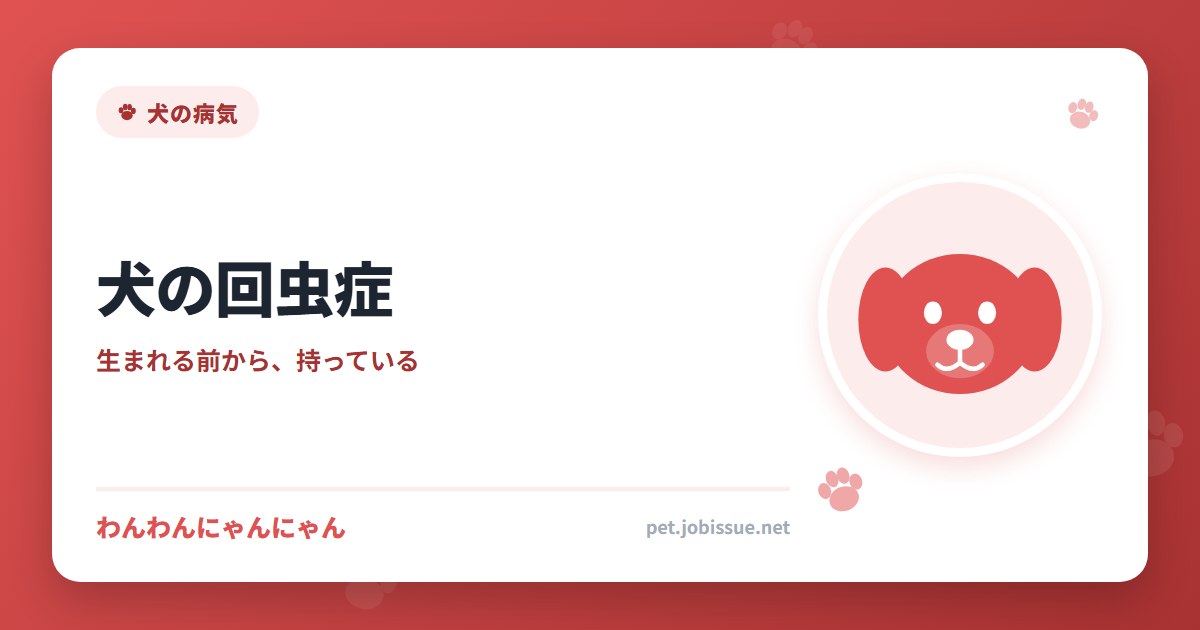 犬の回虫症