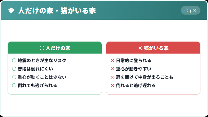 猫がいると起きやすいこと
