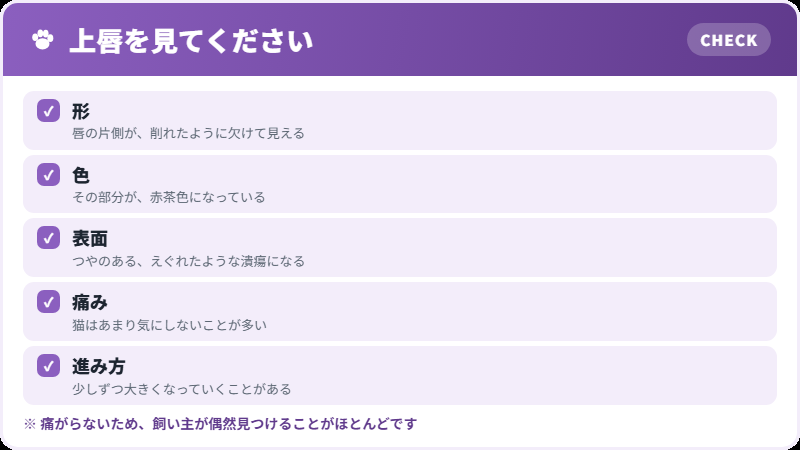 唇に出るとき