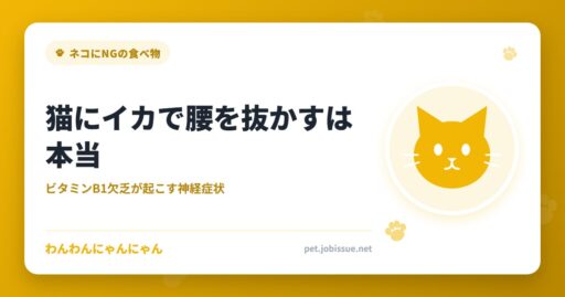 猫にイカで腰を抜かすは本当