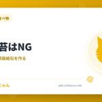 猫に海苔はNG