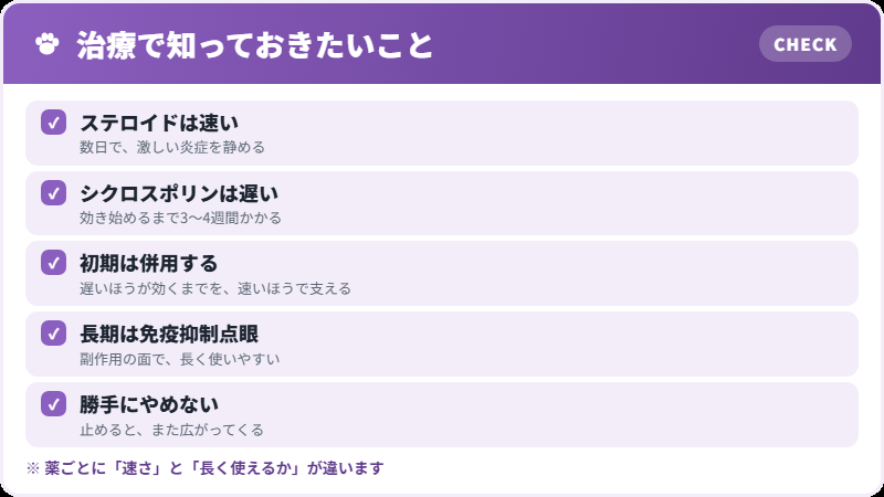 治療の進み方