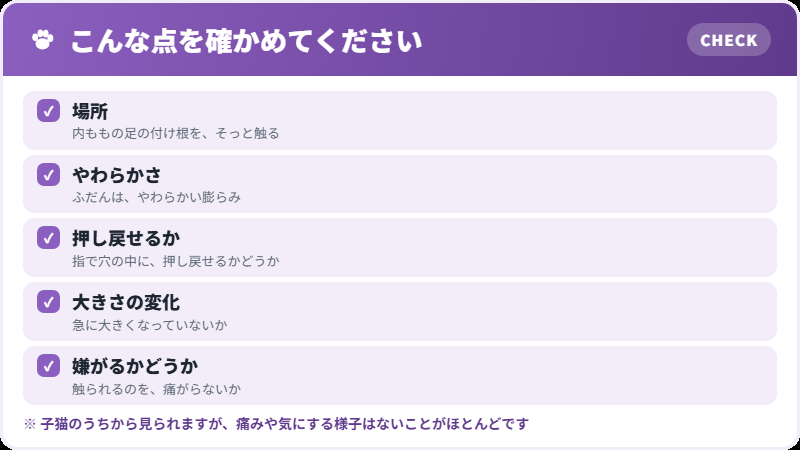 家での確認のしかた