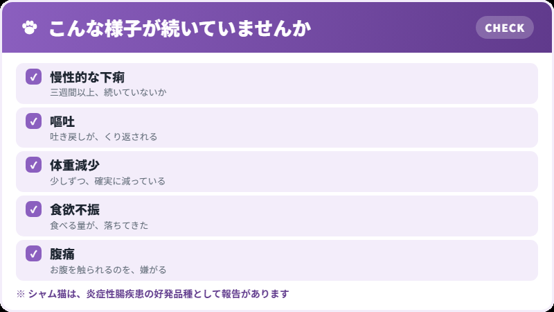 現れる症状