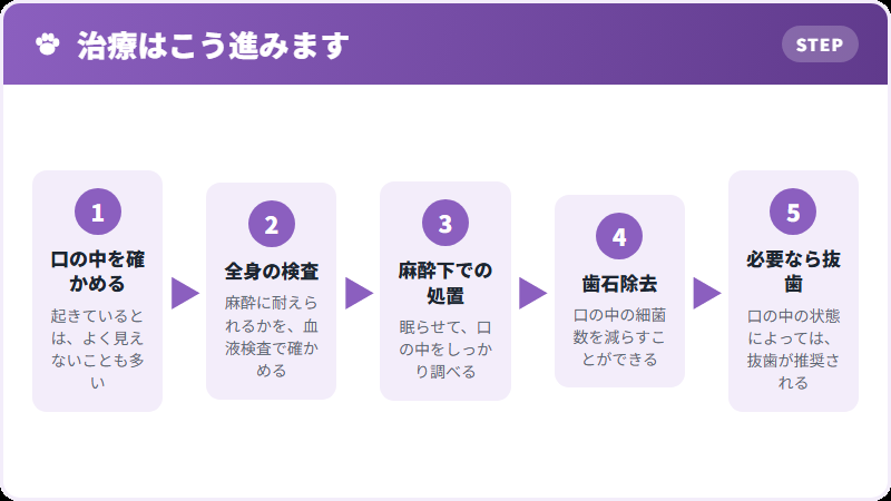 治療の流れ