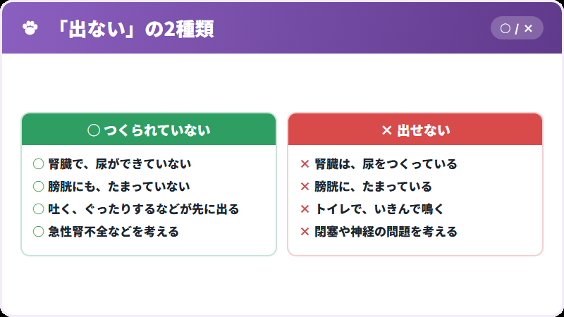 2つの「出ない」