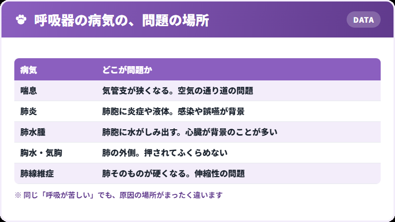 ほかの病気との違い