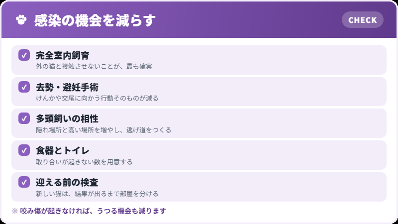 けんかを減らすために