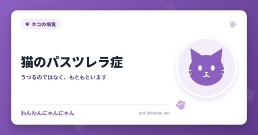 猫のパスツレラ症