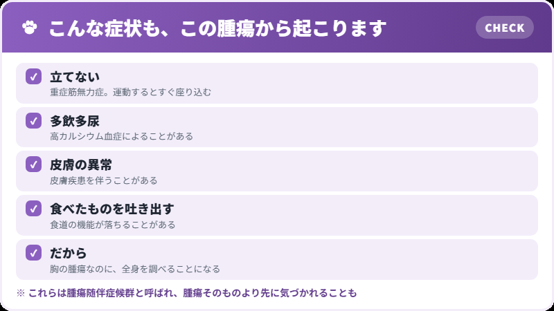 腫瘍随伴症候群