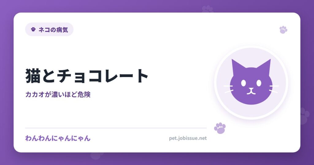猫とチョコレート