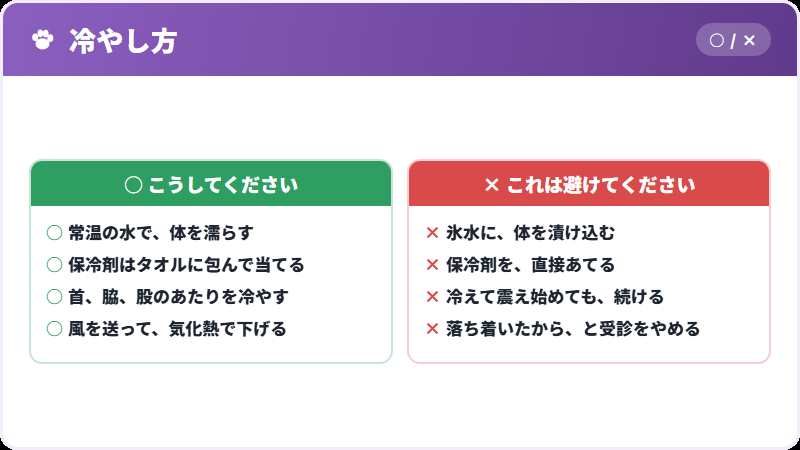 やることと、やってはいけないこと