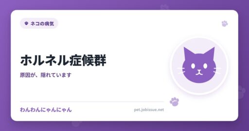 ホルネル症候群