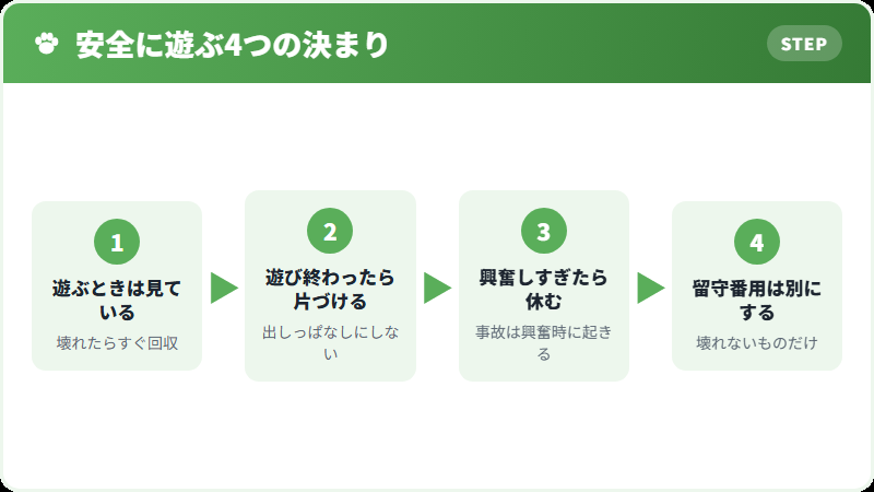 安全に遊ぶための決まりごと